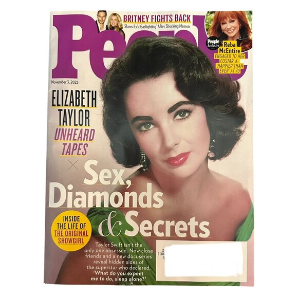 People Magazine November 3 2025 Elizabeth Taylor Unheard Tapes Britney Spears - Picture 1 of 1